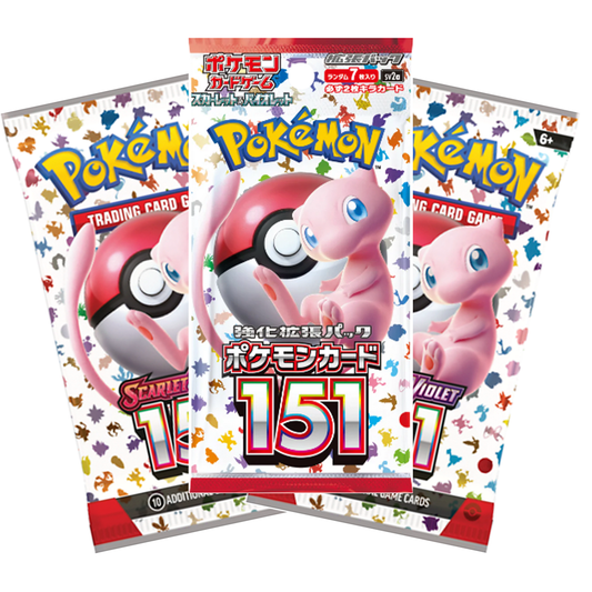 Pokémon TCG: Scarlet & Violet-151 Triple Booster Bundle - 1 Japanese & 2 English
